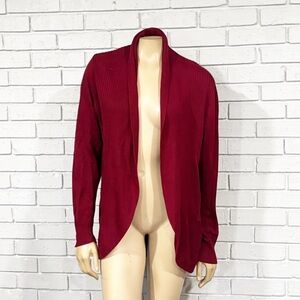 Ann Taylor Red Wine‎ Women's Open Knit Cardigan